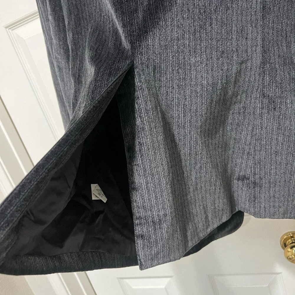 THEORY ‎ Luxe Plush Velvet Tuxedo Blazer Dark Grey Sporty Business Casual 46R